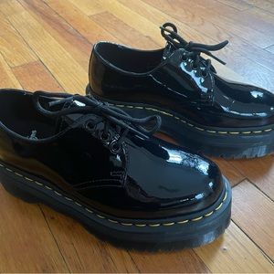 NEVER WORN, JUST NO BOX! 1461 Dr. Martens Patent Leather Platform Oxford Shoes!